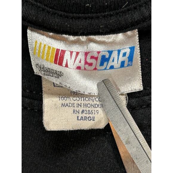 Nacsar Dale Earnhardt Jr T shirt Mens Large Big Graphic #88 Amp Energy Vtg Black - Picture 2 of 11